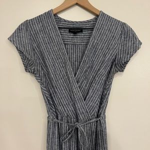 Banana Republic Wrap Linen MIDI Dress Size 0